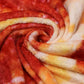 Warme kuschelige runde Decke im Pizza, Wrap, Donut oder Pfannkuchen Design